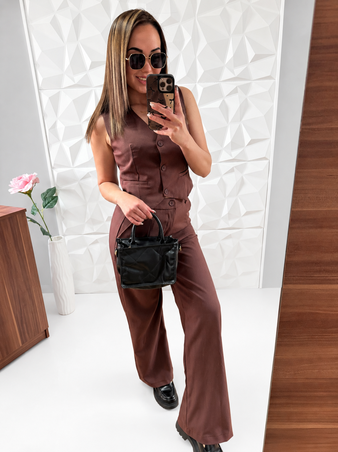 Premium Elegant Barna Szett