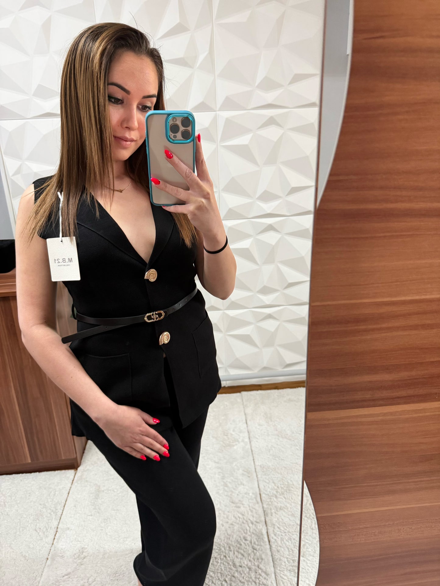 PRESTIGE LADY Fekete Szett
